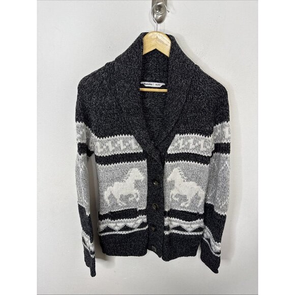 Women's Black and Gray Sweater - Picture 1 of 4